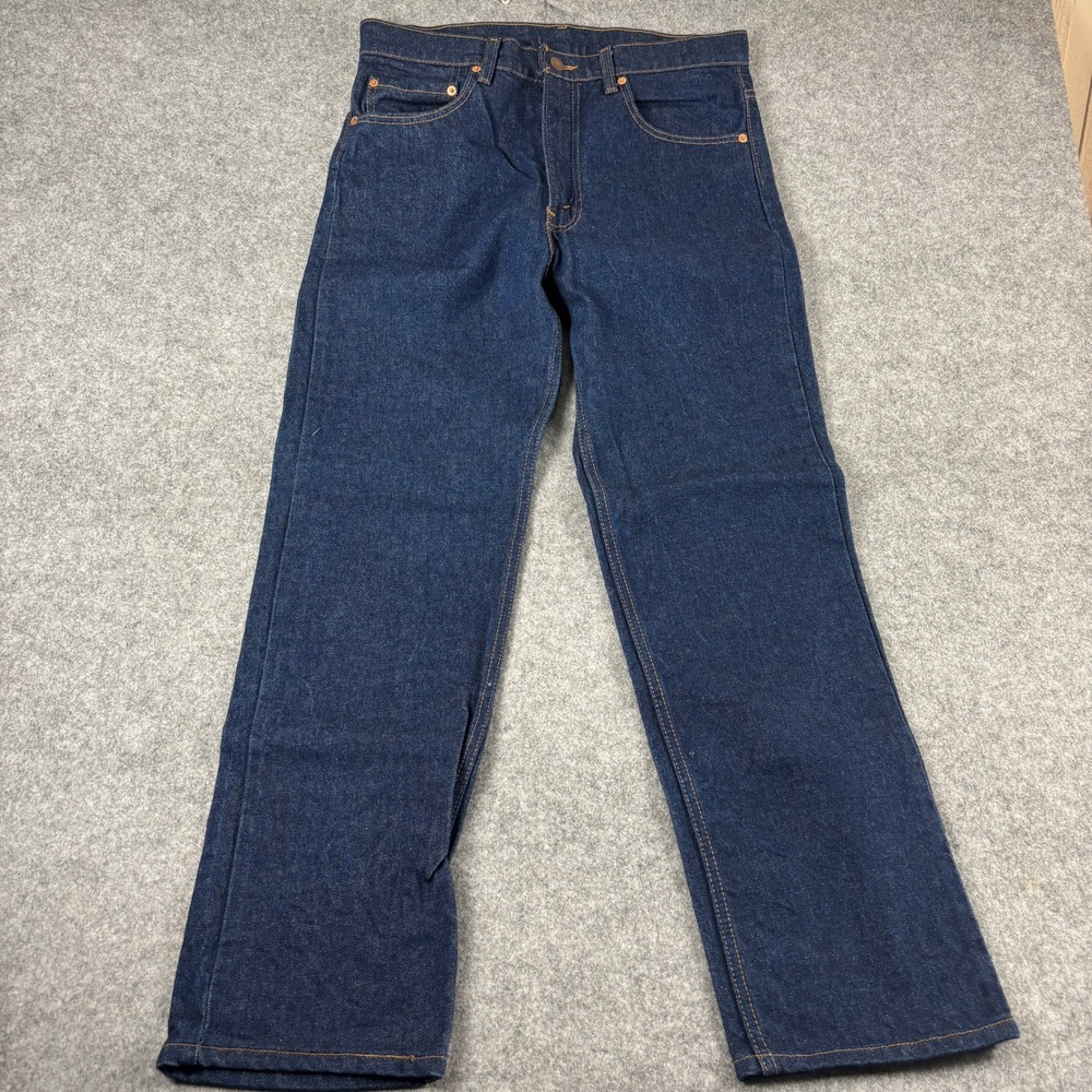 Levi's 505? Dark Indigo Straight Leg Jeans 33x30 Factory 532 No Tags